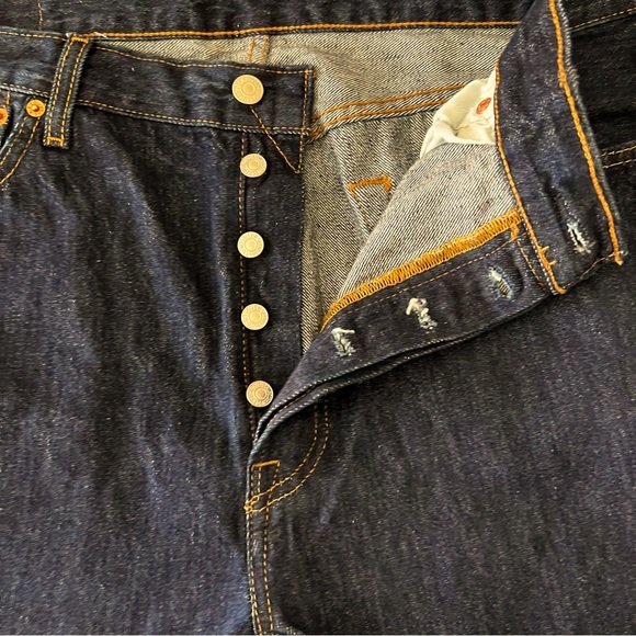 Levi 501 - Dark wash - button fly - W36L30 - Picture 3 of 10